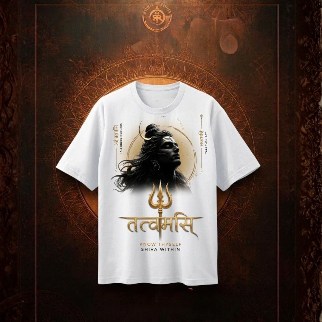 Tat Tvam Asi Mahadev Oversized T-Shirt