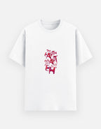White Unisex Graphic T-Shirt for men