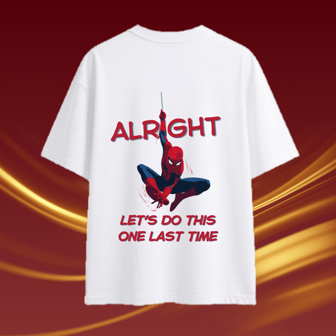 Oversized Spiderman T-Shirt for Men