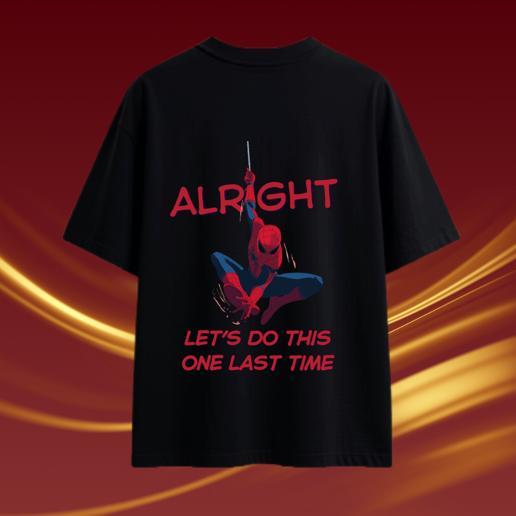 Oversized Spiderman T-Shirt for Men